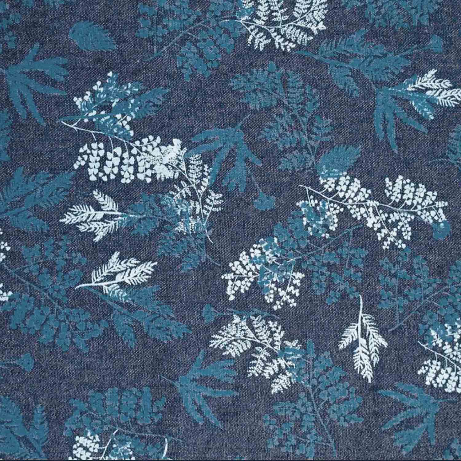 Katia - denim winter leaves