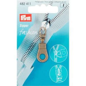 Prym 482411 - Ritsenschuiver ring - oud messing