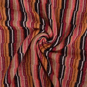 Chevron lurex - stripes - multi