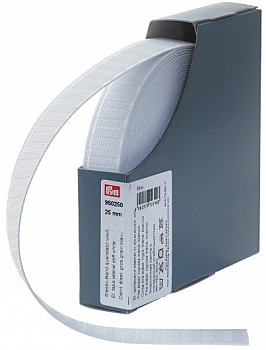 Prym 950250 - Elastische tailleband stabiel in dwarsrichting - 25 mm wit