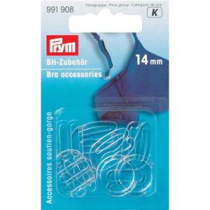 Prym 991908 - BH-accessoires - 14 mm - transparant gesorteerd