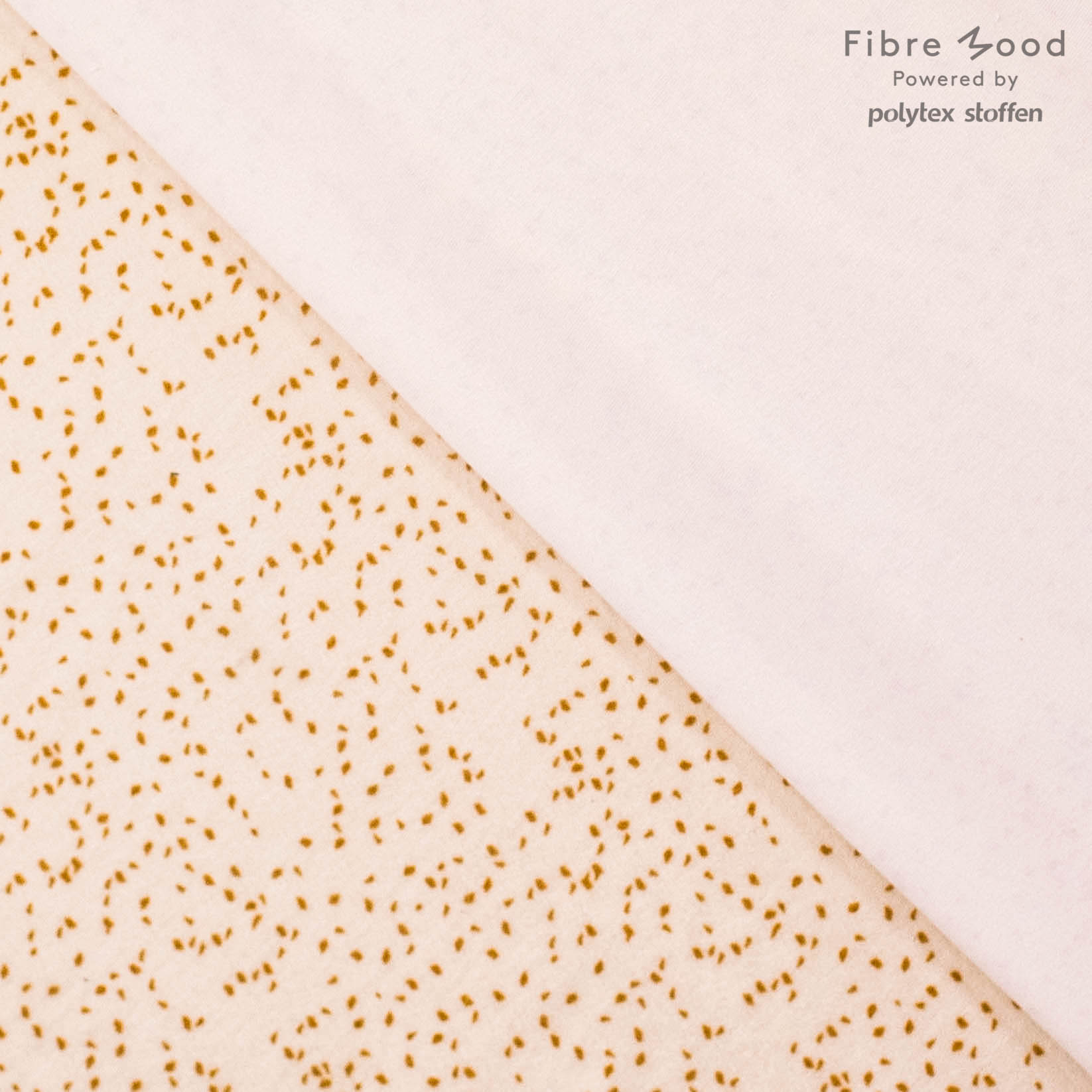 Fibre Mood – Lou - badstof gebroken wit met oranje vlekjes - Afbeelding 3