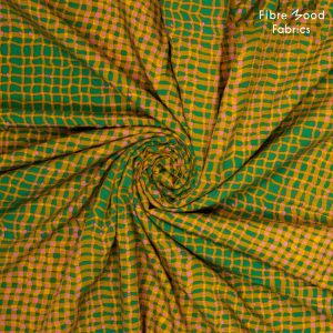 Fibre Mood – Sasha - Groen Print Roze Geel