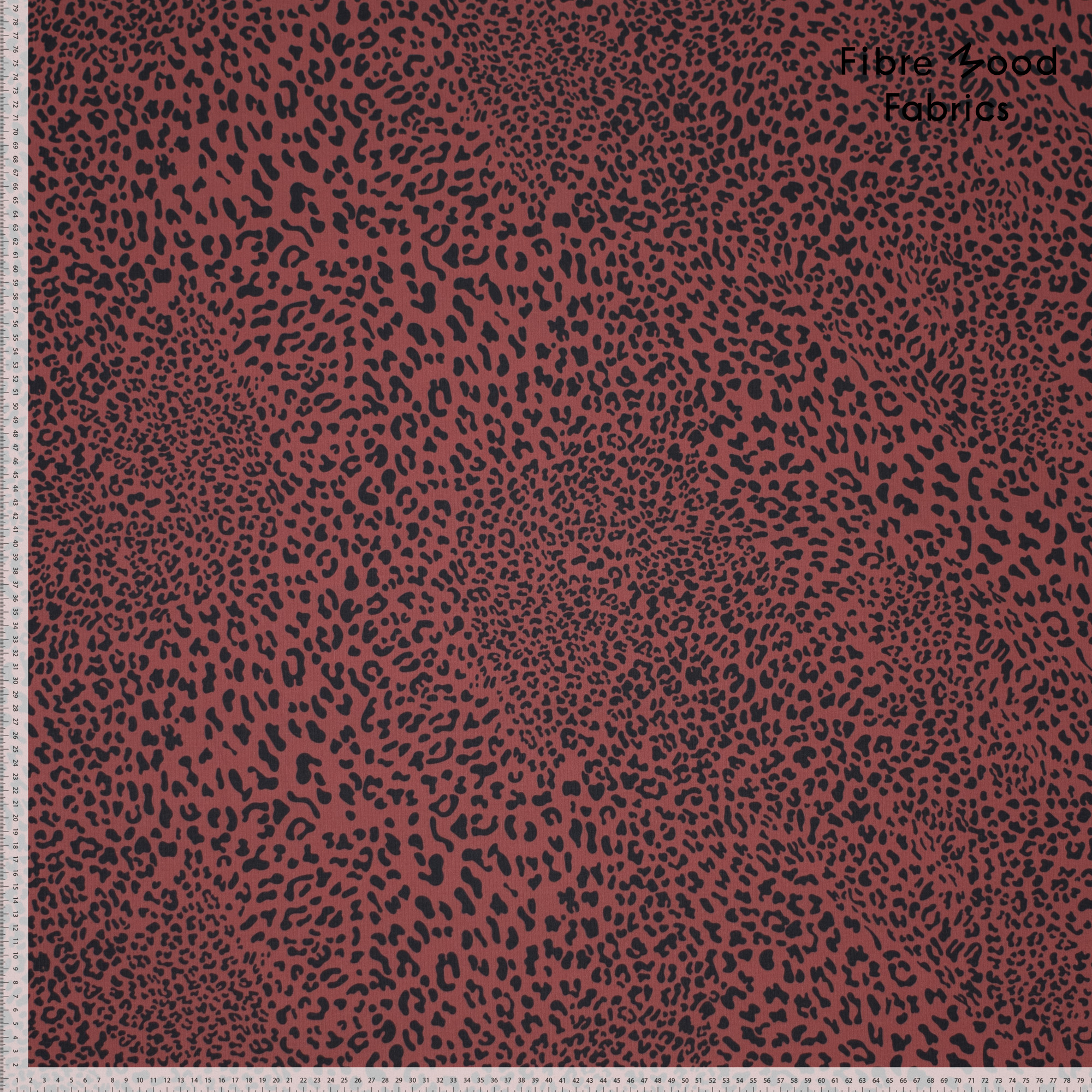 Fibre Mood - Juno - Ribstop waterdicht - leopard - rood - Afbeelding 2