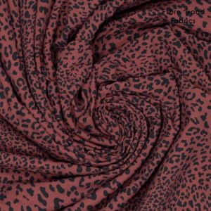 Fibre Mood - Juno - Ribstop waterdicht - leopard - rood