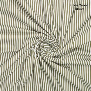 Fibre Mood - Milena - gestreepte katoen - groen