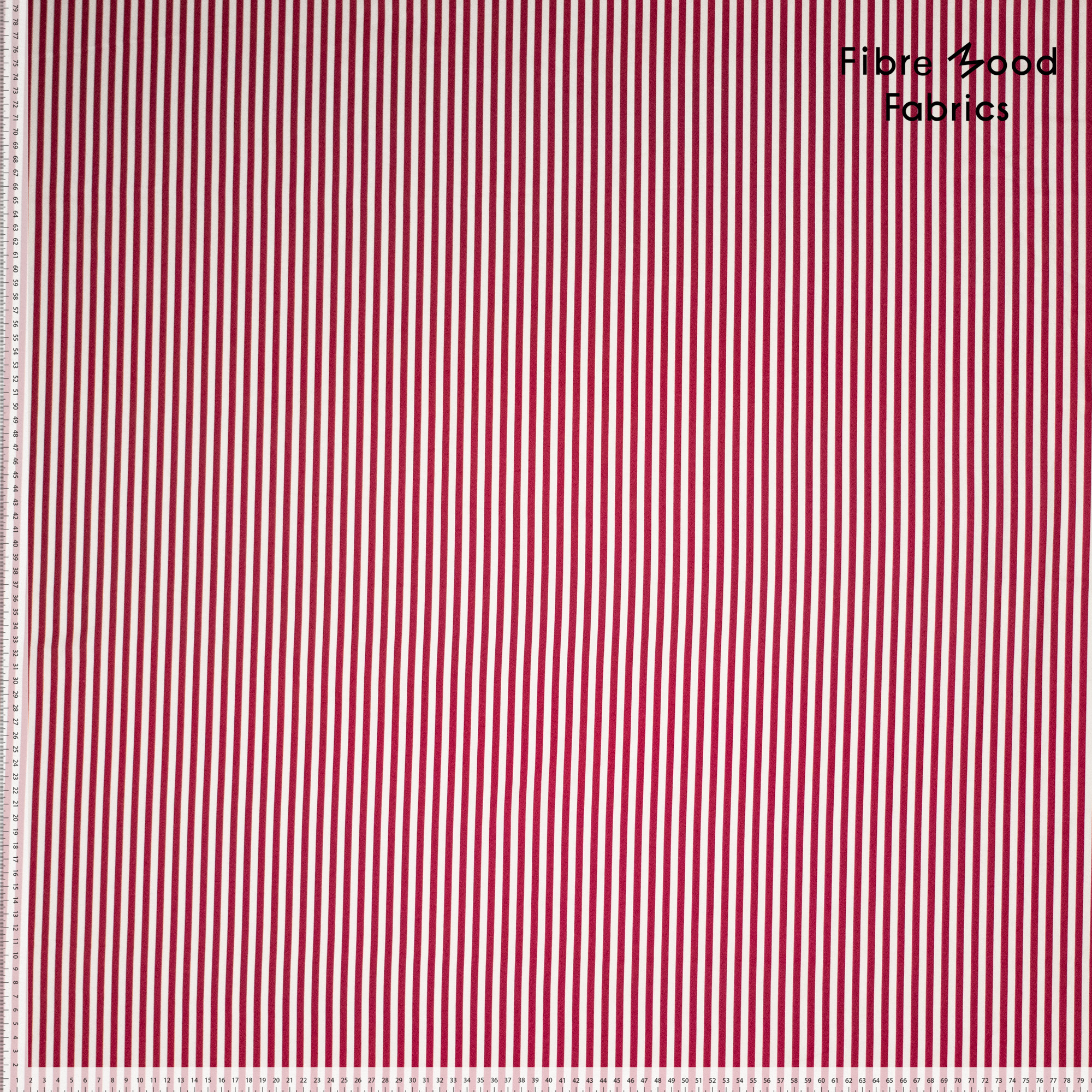 Fibre Mood - Zizou - gestreepte katoen - rood - Afbeelding 4