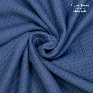 Fibre Mood - quilted sweatershirt diamond - dark denim