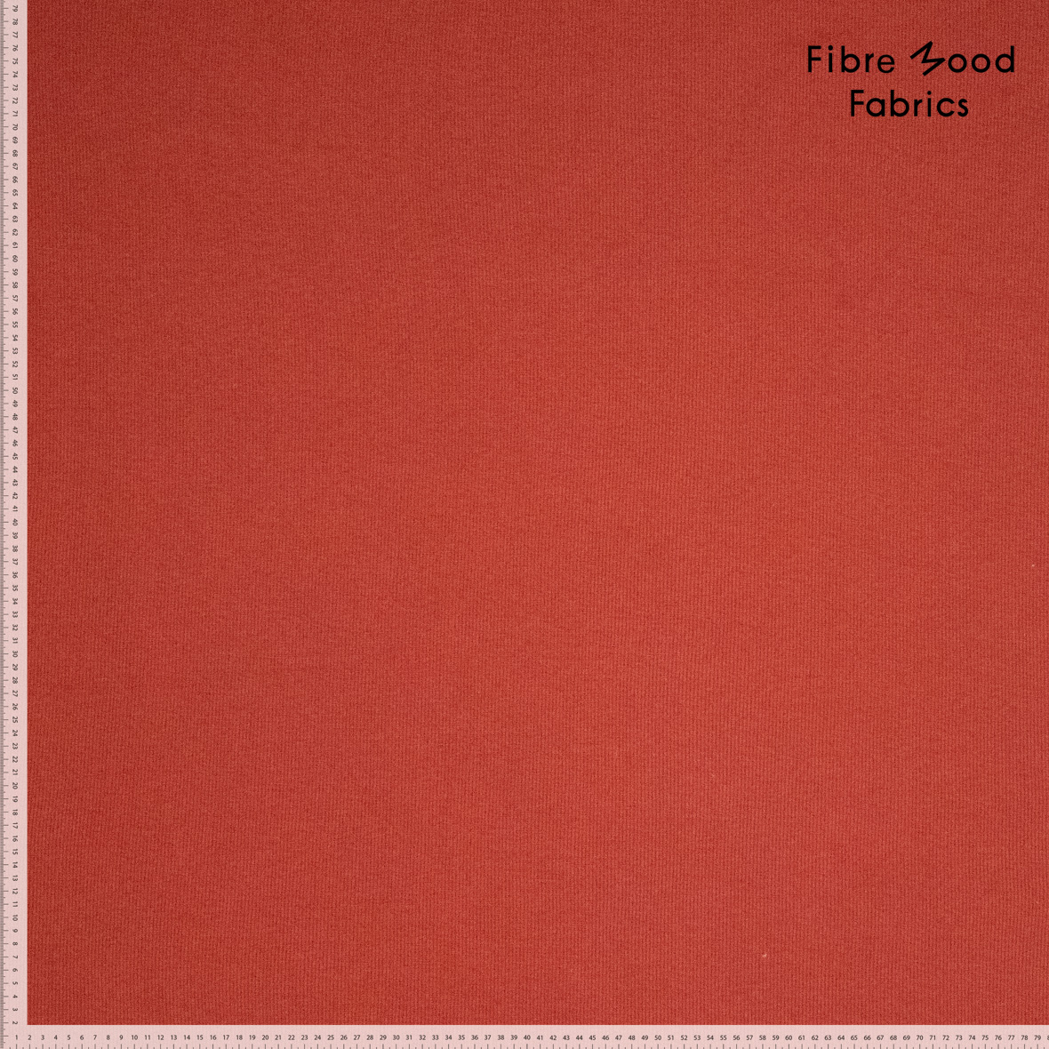 Fibre Mood - Carmel - boordstof 2x2 rib - brique - Afbeelding 2