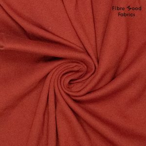 Fibre Mood - Carmel - boordstof 2x2 rib - brique
