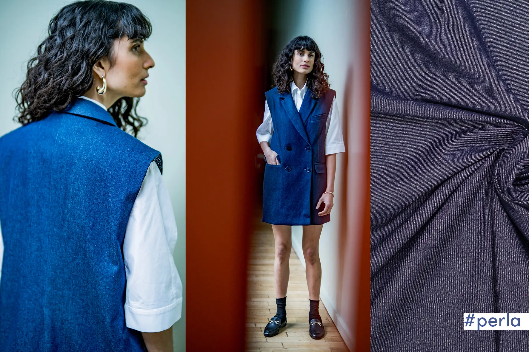 Fibre Mood - Perla - denim - Afbeelding 4