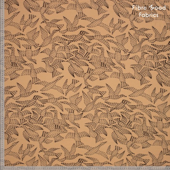 Fibre Mood - Tammy - vogelprint beige - Afbeelding 3
