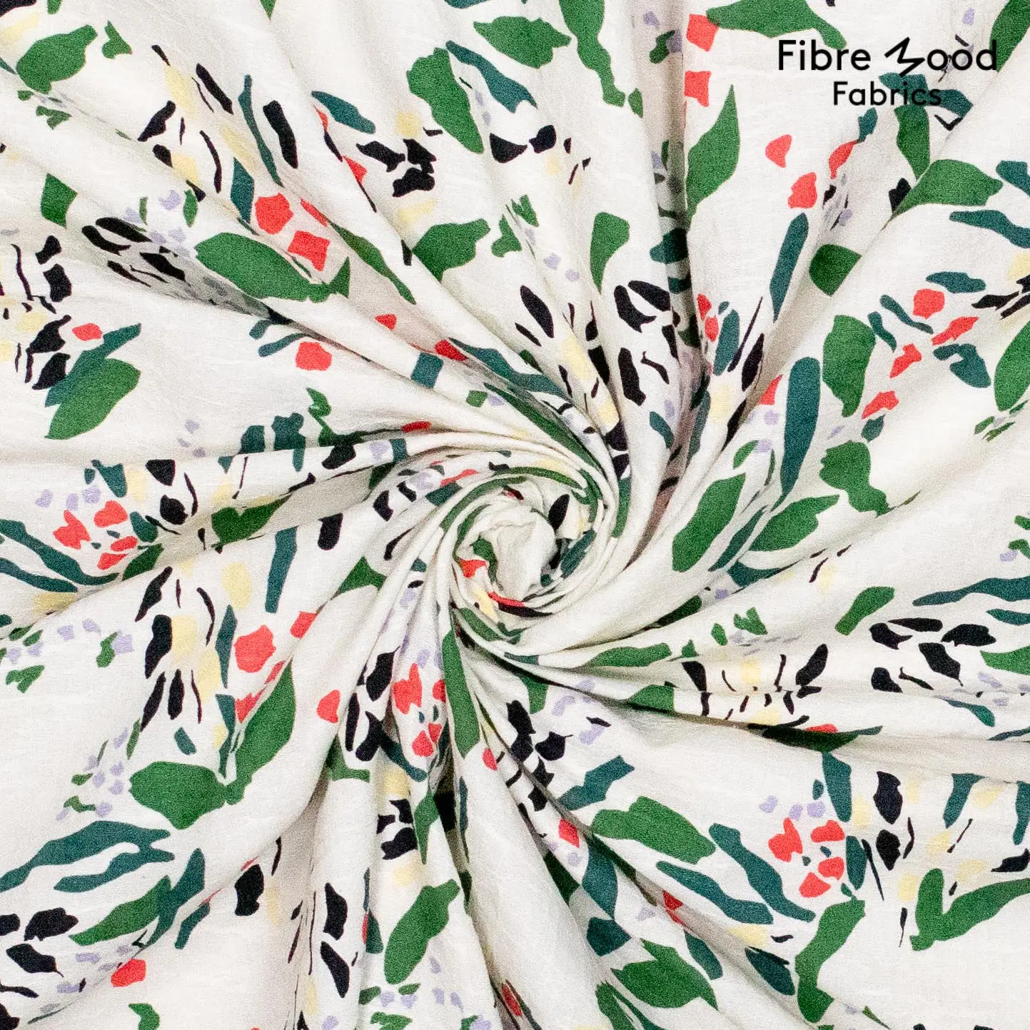 Fibre Mood - Eden - jacquard leaves