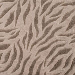 Cuddle Fleece Jacquard - Tiger - Sand