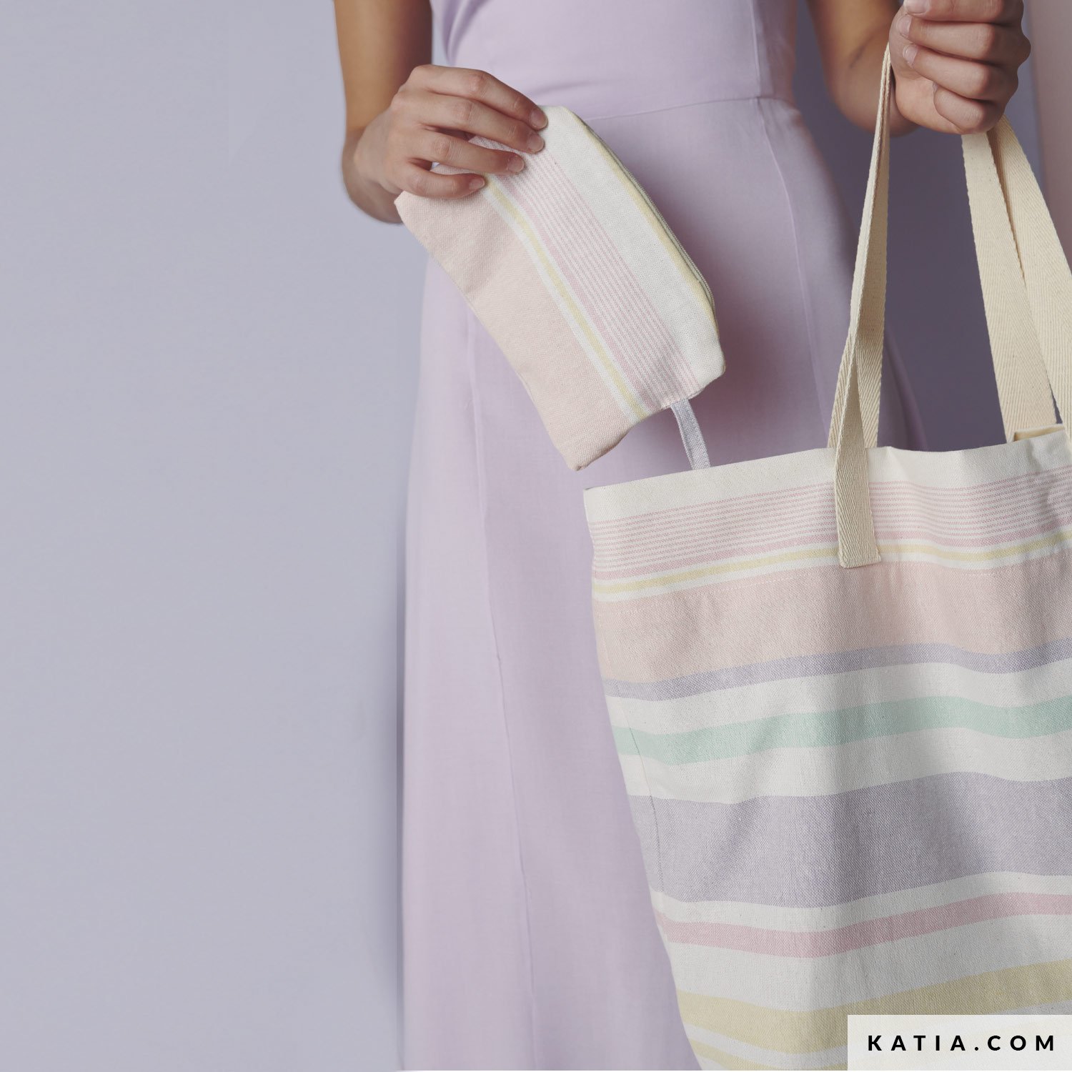 Katia Recycled Canvas - Stripes Pasty I RCS4 - Afbeelding 4