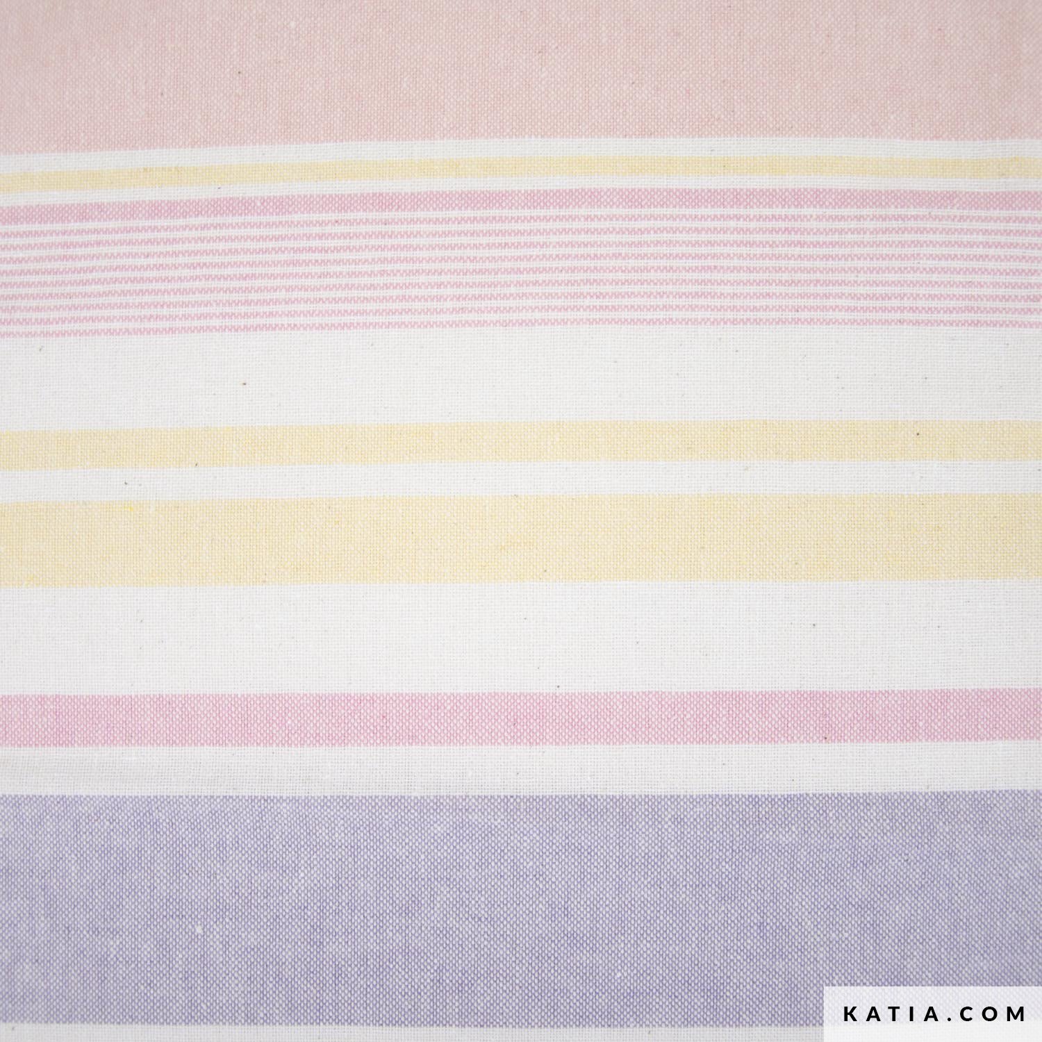 Katia Recycled Canvas - Stripes Pasty I RCS4 - Afbeelding 2