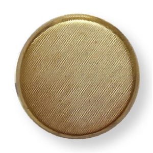 Knoop achtersteek - metaal goud - 20 mm