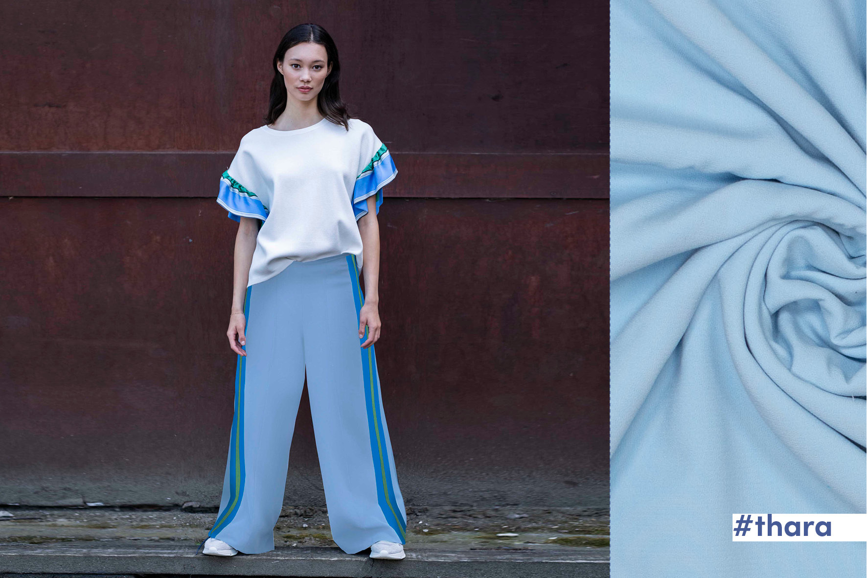 Fibre Mood - Thara - blauw - Afbeelding 3