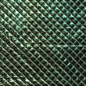 Polyester glans - gequilte stof met dunne vulling