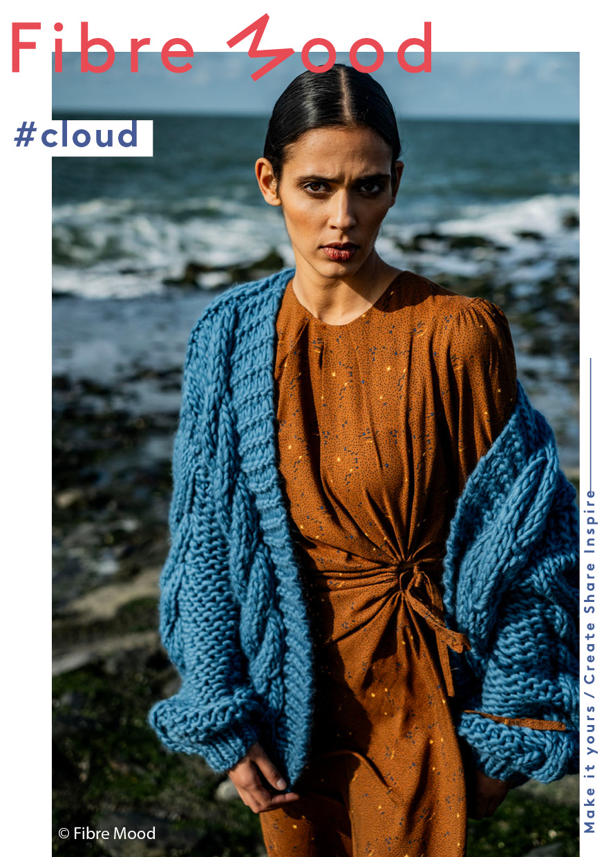 Fibre Mood - Cloud - Birds and Dots - bruin - Afbeelding 4