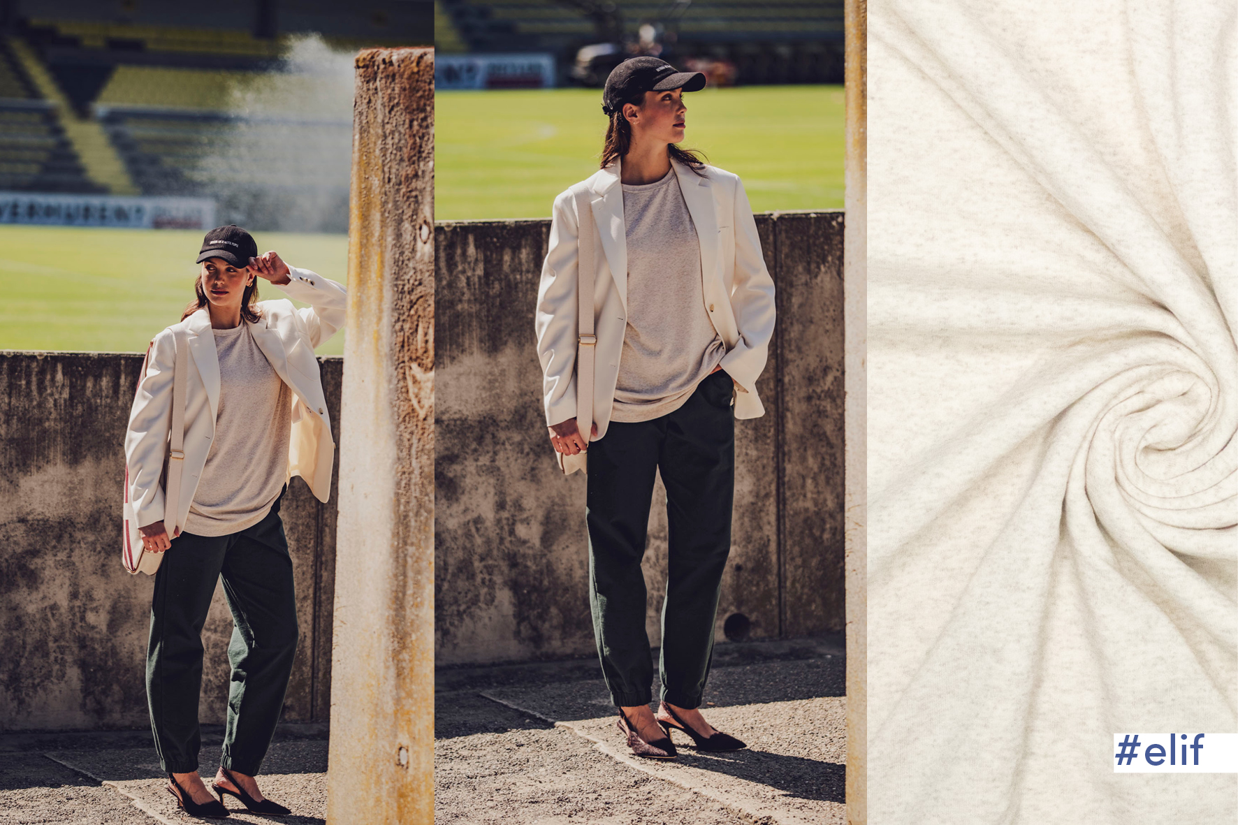 Fibre Mood - Elif - melange - lichtgrijs - Afbeelding 4