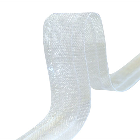 Transparant plooiband - 25 mm