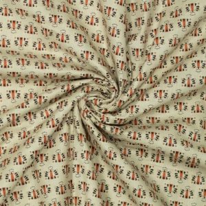 Poplin katoen - tijgers