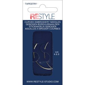 ReStyle - Gebogen Borduurnaalden maat 4 en 9