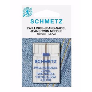 Schmetz tweelingnaald Jeans - 4 mm dikte 100