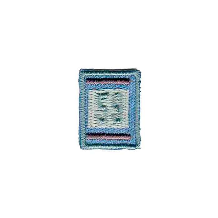 Applicatie Fleck klein - blauw