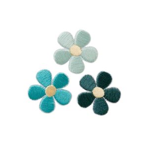 Applicatie set bloemen - groen - MonoQuick