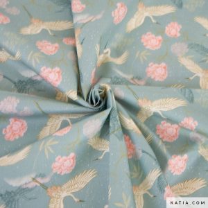 Katia - poplin - Jade Heron Sakura