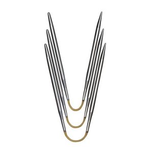 CraSyTrio flexibele sokkennaalden - metaal 21 cm