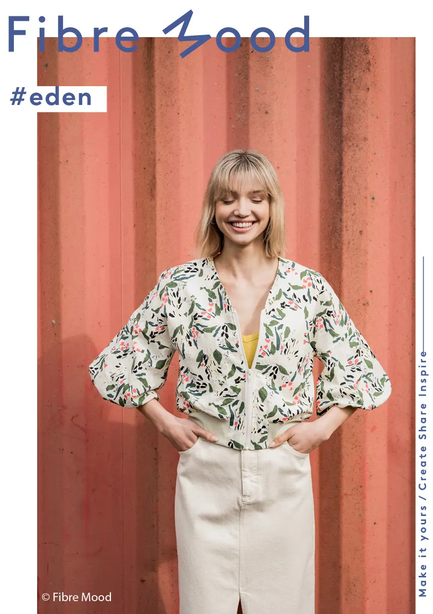 Fibre Mood - Eden - jacquard leaves - Afbeelding 4