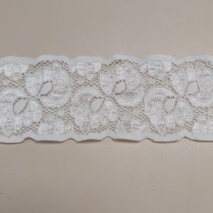 Kant elastisch - 60 mm - wit