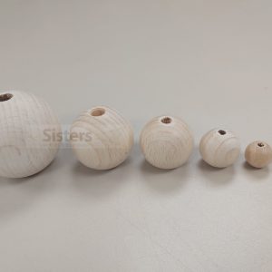 Houten kralen - diverse afmetingen