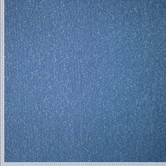 Broken denim - gerecycled - middenblauw