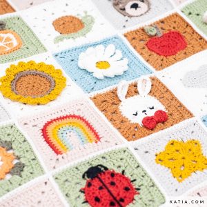 Katia -  Mini Explorer Cal Kit - 3D Granny Square Deken