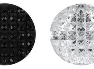 Knoop strass ruitmotief