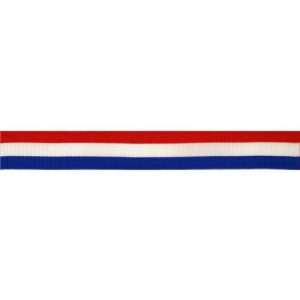 Ribslint rood-wit-blauw