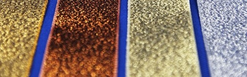 Berisfords - satijnlint lurex lamé