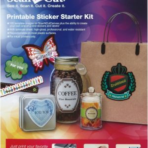 Brother ScanNCut Startpakket printbare stickers