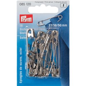 Prym 085120 - Veiligheidsspelden staal - 27/38/50 mm