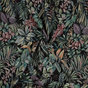 Gobelin Flowers - black