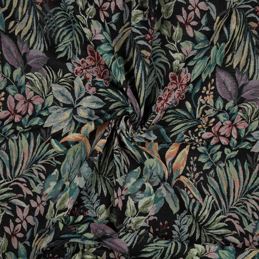 Gobelin Flowers - black