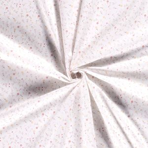 Poplin Mille Fleur - wit