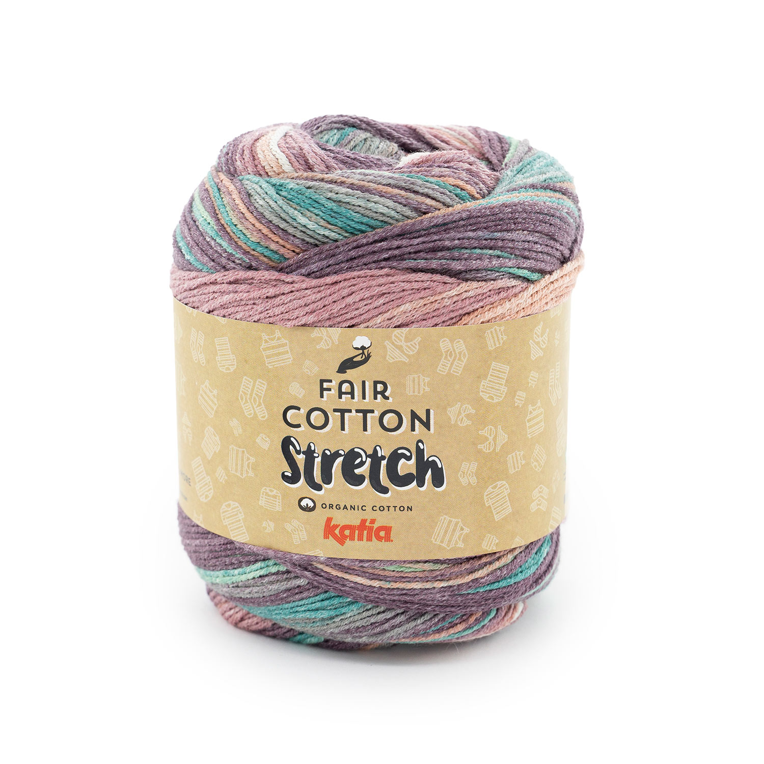Katia Fair Cotton Stretch is een zachte biologische katoen met stretch voor breien en haken. Ideaal voor comfortabele kleding en accessoires.