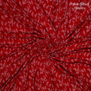 Fibre Mood – Elodie – rood print donker