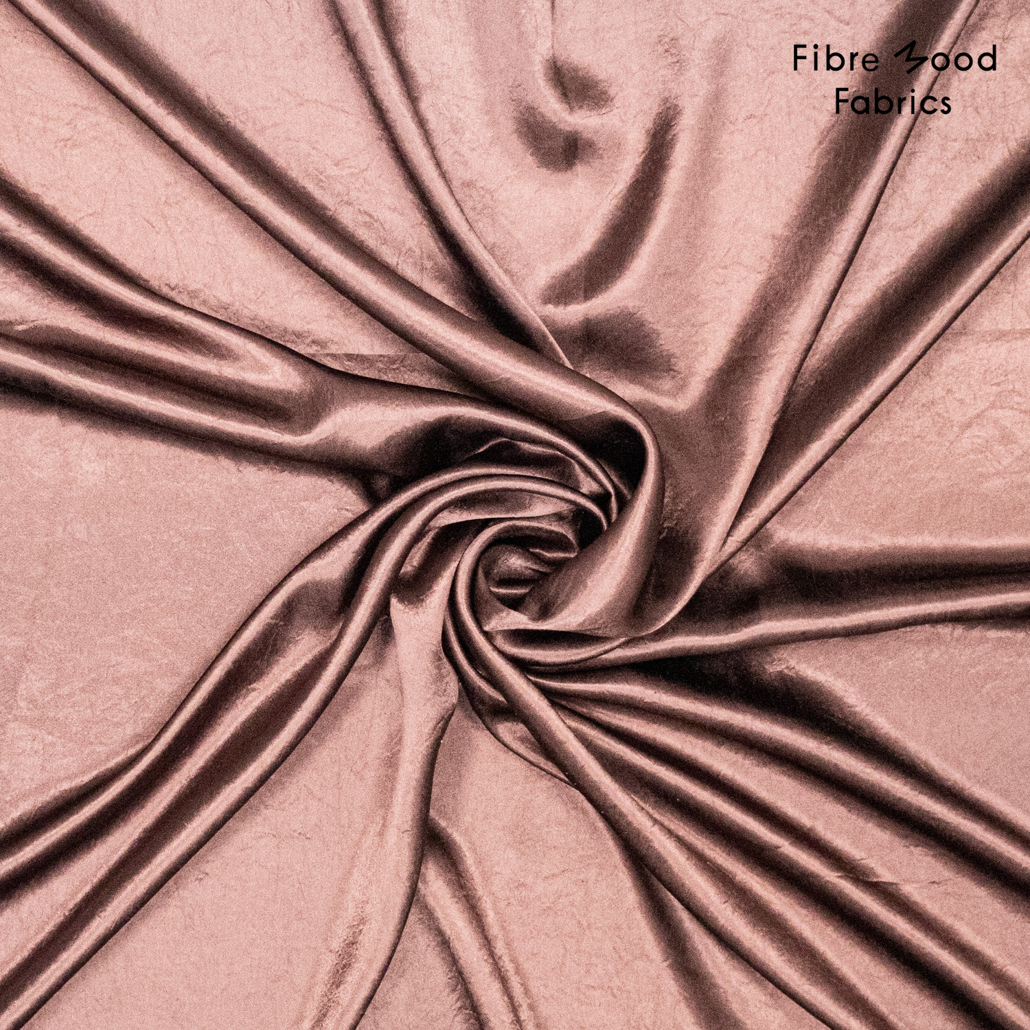 Stof voor Fibre Mood model Vendela, Willow en Sanna kopen? Kies deze shiny acetate dark brown met OEKO-TEX Standard 100 certificering.