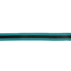 Broekstreep zwart blauw - 25 mm